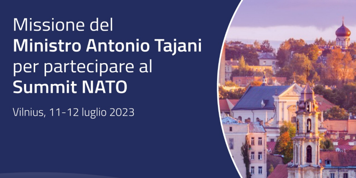 Missione del Ministro degli Affari Esteri Tajani a Vilnius (Lituania)