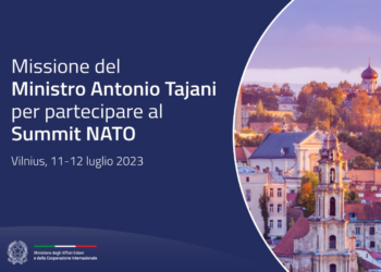Missione del Ministro degli Affari Esteri Tajani a Vilnius (Lituania)