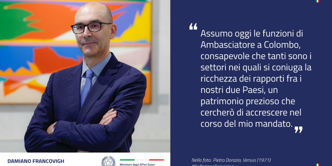 Damiano Francovigh nuovo Ambasciatore d’Italia in Sri Lanka
