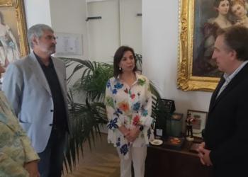 Spoleto, il sindaco Sisti riceve l’Ambasciatrice colombiana Quessep Bitar