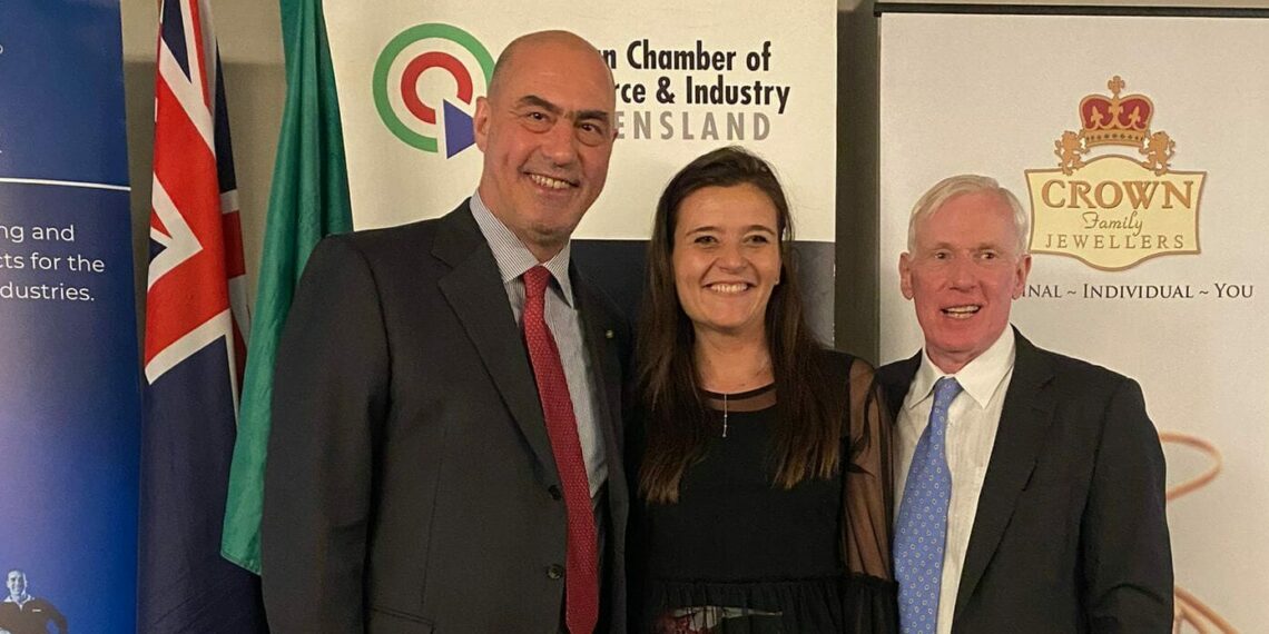 L’Amb. Crudele ospite alla cena di gala della Camera di Commercio italiana del Queensland