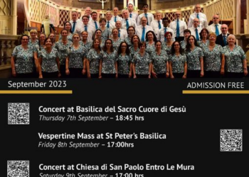 L’Ambasciata di Malta dà il benvenuto a Roma alla “St. Paul Choral Society”