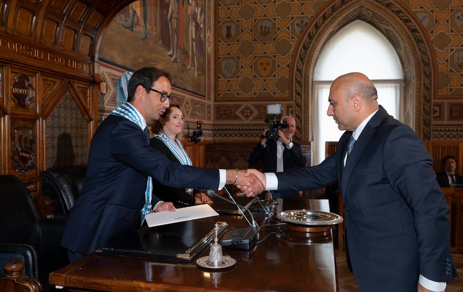 San Marino, l’Ambasciatore dell’Azerbaigian Aslanov presenta Lettere Credenziali