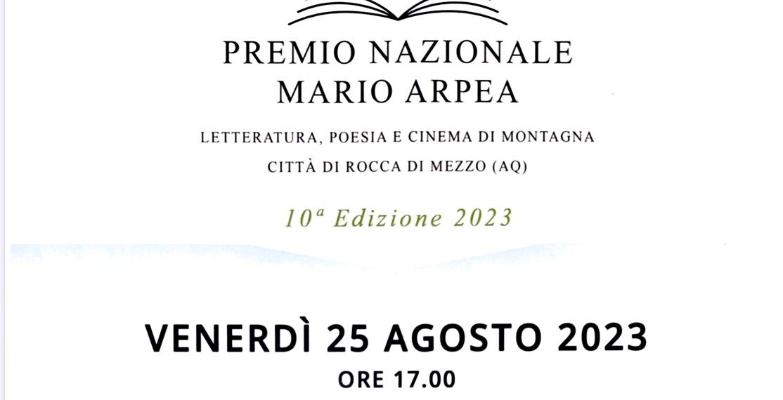 Dieci anni di letteratura “ad alta quota” con il Premio Mario Arpea