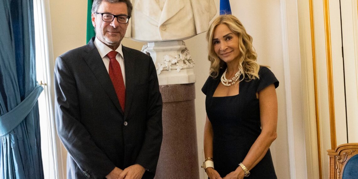 L’Ambasciatrice svizzera Schmutz Kirgoz incontra il Ministro Giorgetti