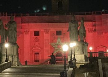 Terremoto, il Campidoglio si illumina con i colori della bandiera del Marocco