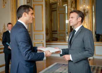 Ambasciatore San Marino Guardigli presenta Lettere Credenziali in Francia