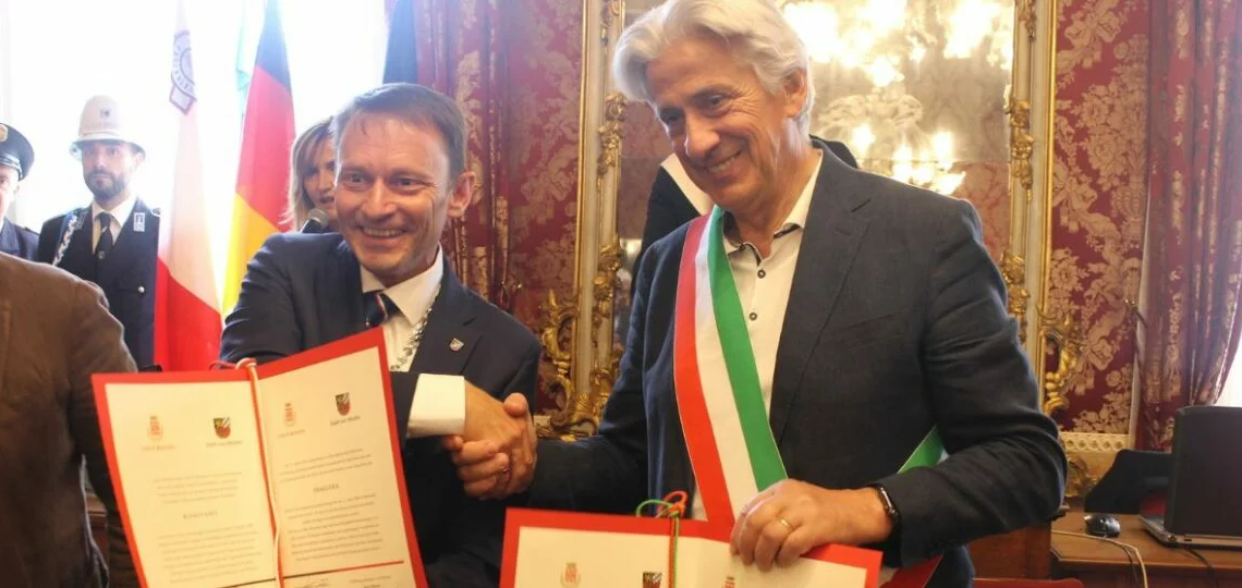 Macerata e Weiden rinnovano il patto di gemellaggio dopo 60 anni dalla firma