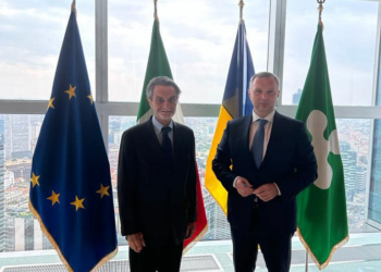 Lombardia, l’Ambasciatore ucraino Melnyk incontra il Presidente Fontana