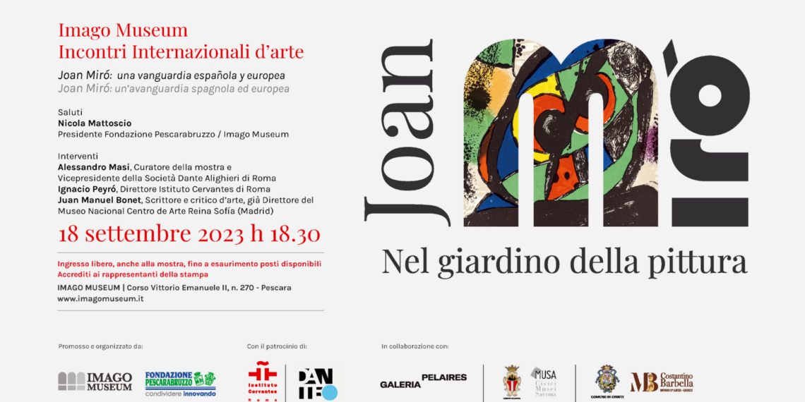 A Pescara “Miró e l’arte d’avanguardia spagnola”