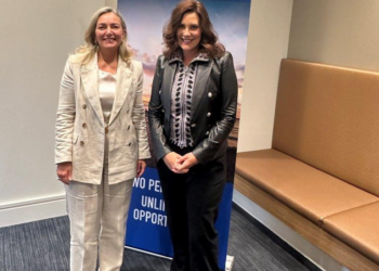 L’Ambasciatrice Zappia incontra a Detroit la Governatrice del Michigan Gretchen Whitmer