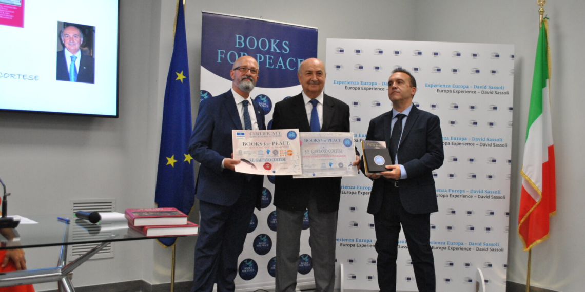“Books for Peace 2023”, fra i premiati gli Ambasciatori Cortese, Pacifico e Boffo