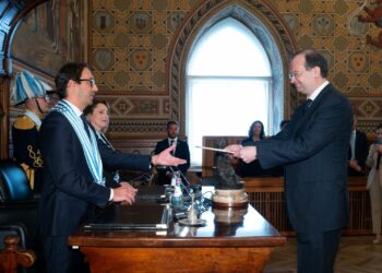 Presentazione Lettere Credenziali per cinque nuovi Ambasciatori accreditati presso la Repubblica di San Marino