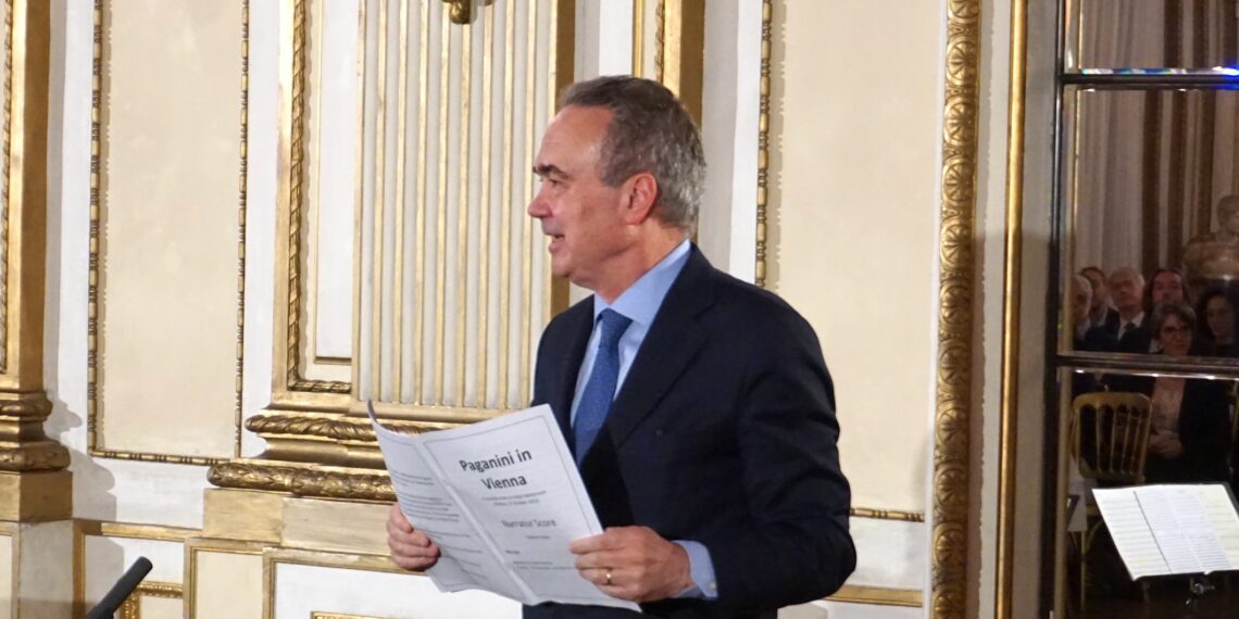 “Paganini a Vienna”, la storia del grande violinista in un evento musicale organizzato dall’Amb. Stefano Baldi