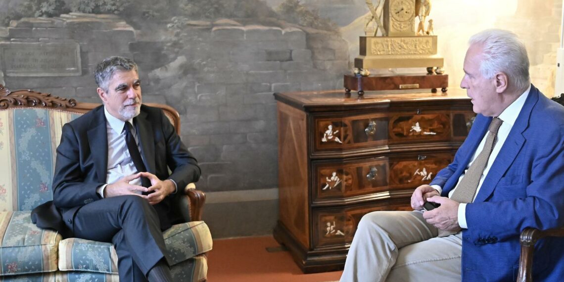 Regione Toscana, il Presidente Giani riceve l’Ambasciatore del Portogallo Pereira