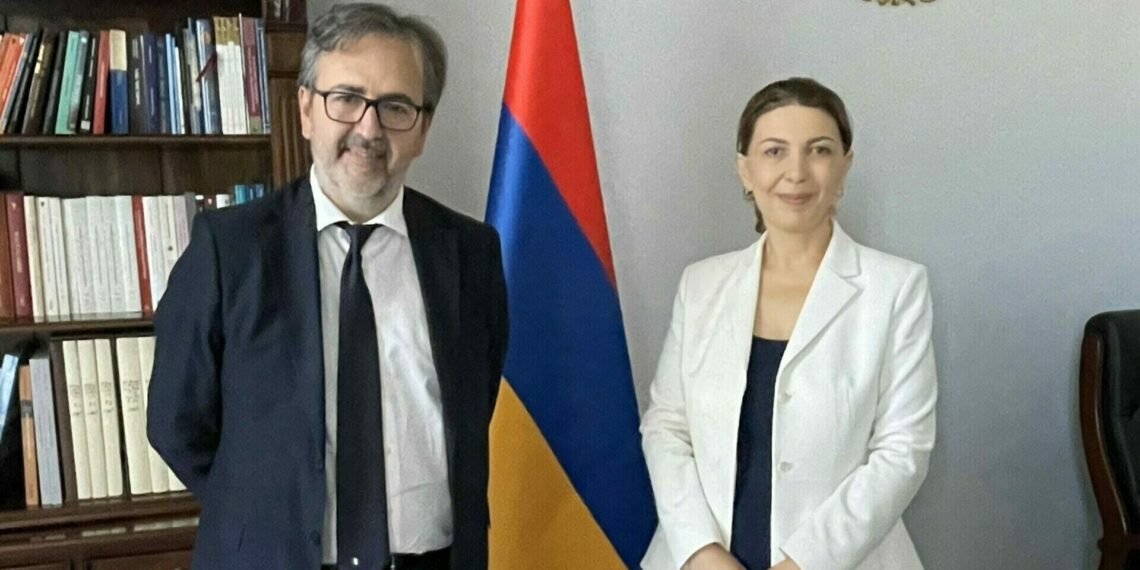 Nagorno Karabakh, l’Ambasciatrice armena Hambardzumyan incontra il Senatore De Priamo