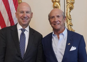 L’Ambasciatore degli States Jack Markell incontra il suo predecessore Lewis Eisenberg
