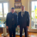 Mons. Vitaliy Skomarovskyi, Presidente della Conferenza Episcopale Ucraina, incontra Amb. Yurash