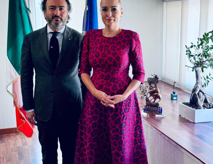 Bari, l’Ambasciatrice slovacca Wursterova visita gli uffici direzionali della Fiera del Levante