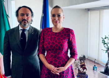 Bari, l’Ambasciatrice slovacca Wursterova visita gli uffici direzionali della Fiera del Levante