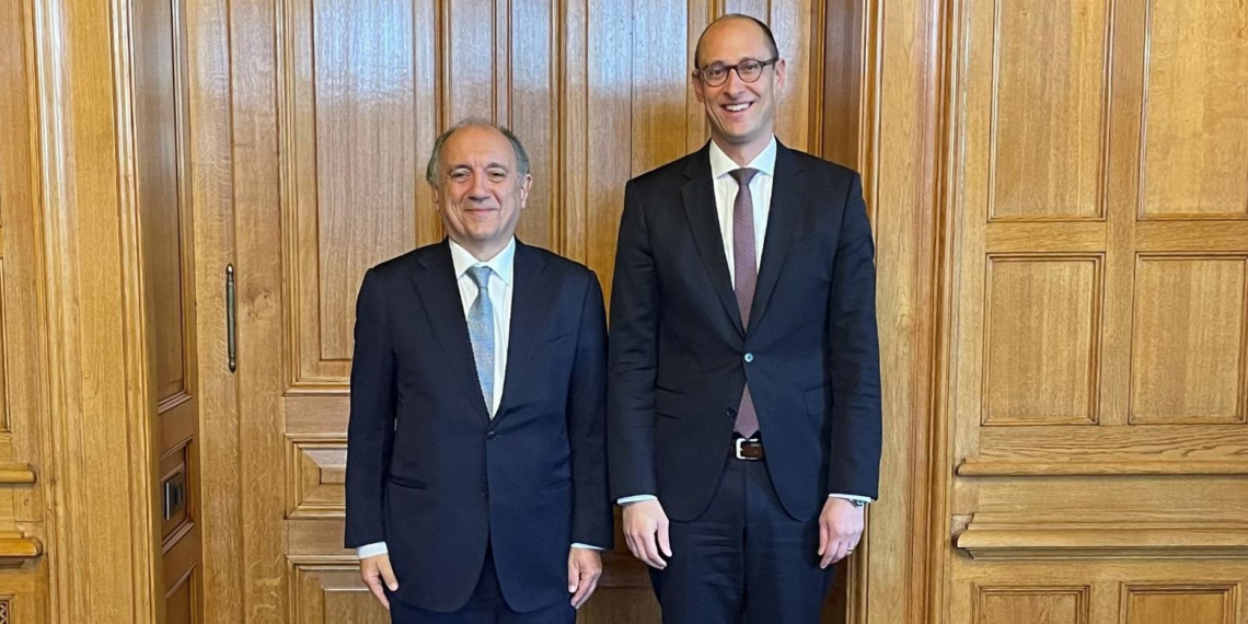 Svizzera, l’Ambasciatore Cornado incontra il Presidente del Consiglio Nazionale Martin Candinas