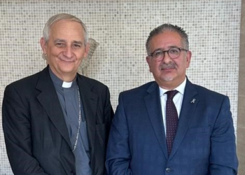 Il Card. Zuppi incontra l’Ambasciatore di Palestina presso la Santa Sede