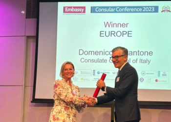 UK: Domenico Bellantone eletto “Console europeo dell’anno”