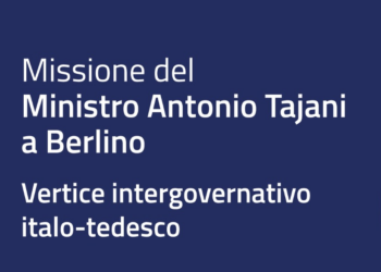 Missione del Ministro Antonio Tajani a Berlino