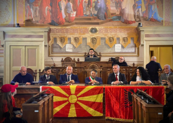 Foligno, Viceministro e Ambasciatore Macedonia del Nord ricevuti dal Sindaco Zuccarini