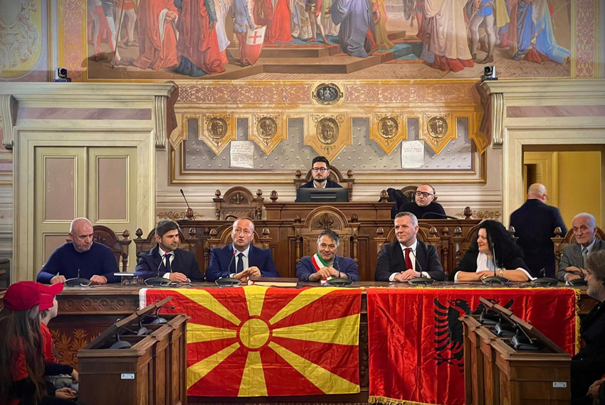 Foligno, Viceministro e Ambasciatore Macedonia del Nord ricevuti dal Sindaco Zuccarini