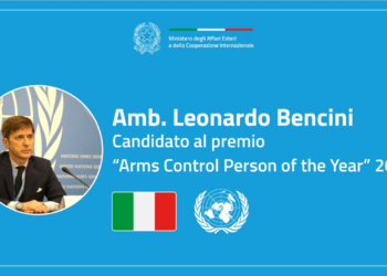 L’Ambasciatore Leonardo Bencini candidato al Premio “Arms Control Person of the Year” 2023