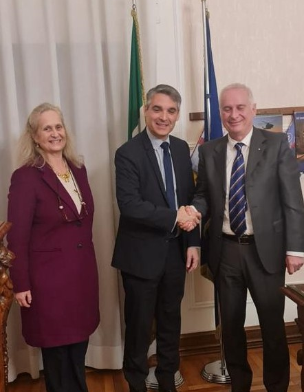 Il Console Generale di Francia Fabrice Maiolino incontra il Prefetto di Pescara Flavio Ferdani