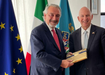 Regione Lazio, il Presidente Rocca riceve l’Ambasciatore USA Jack Markell