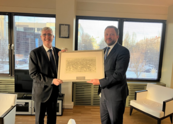 “Lunga vita all’amicizia tra Italia ed Estonia!”, l’Ambasciatore Rampazzo saluta il Ministro Tsahkna