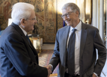 Il Presidente Mattarella ha ricevuto Bill Gates al Quirinale