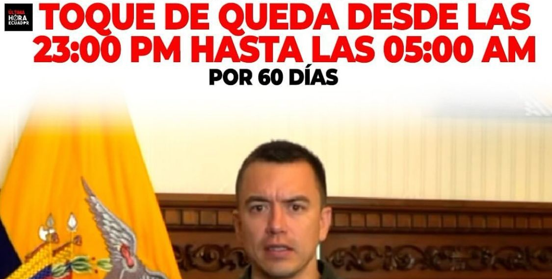 Coprifuoco in Ecuador, l’avviso dell’Ambasciata d’Italia a Quito per i connazionali