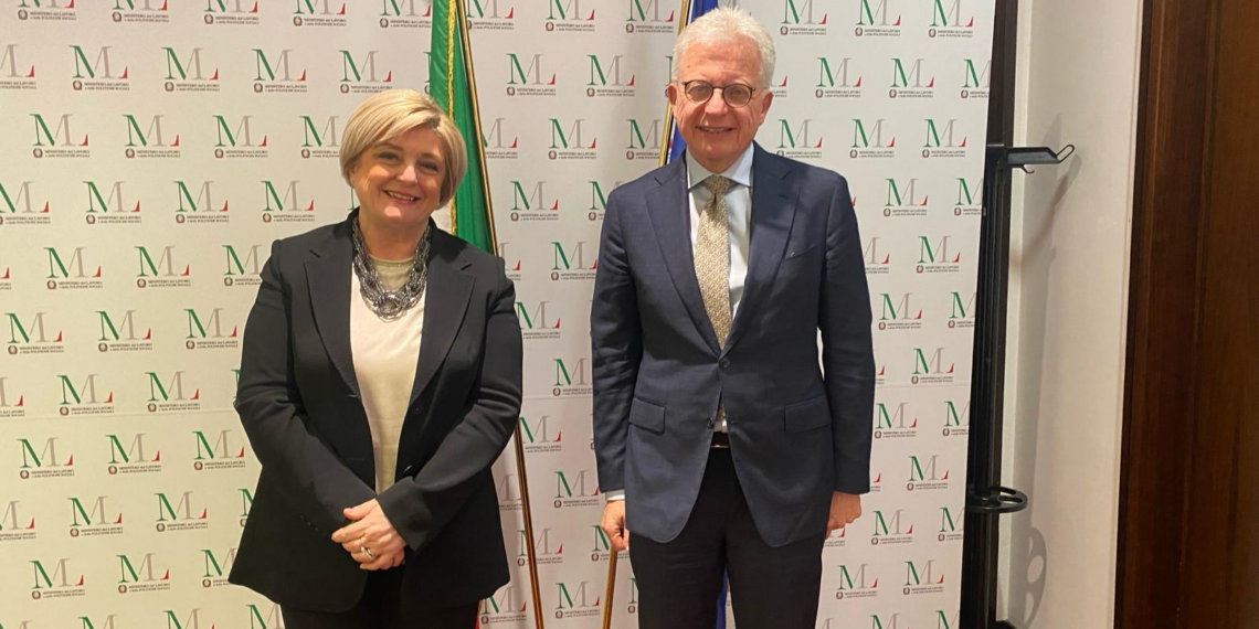 Il Ministro Calderone incontra l’Ambasciatore tedesco Hans Dieter Lucas