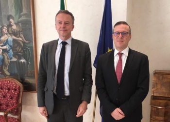 L’Aquila, il Prefetto Giancarlo Di Vincenzo riceve l’Ambasciatore di Francia Martin Briens