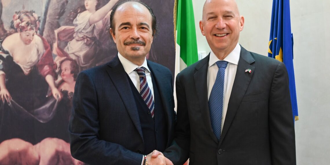 L’Ambasciatore USA Jack Markell incontra il Sottosegretario Alessio Butti
