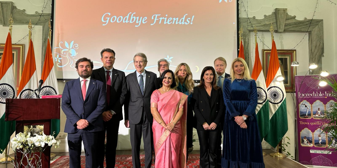 Serata di Commiato a Roma per l’Ambasciatore dell’India Neena Malhotra