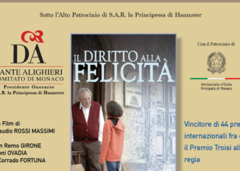 Monaco, l’Associazione Dante Alighieri presenta “Il Diritto alla Felicità” con Remo Girone