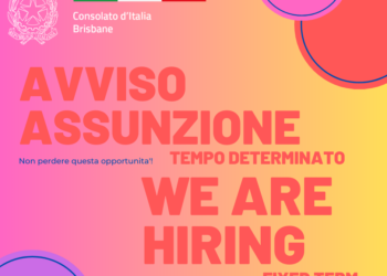 Il Consolato d’Italia a Brisbane assume due impiegati
