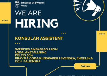 L’Ambasciata di Svezia cerca un Assistente Consolare