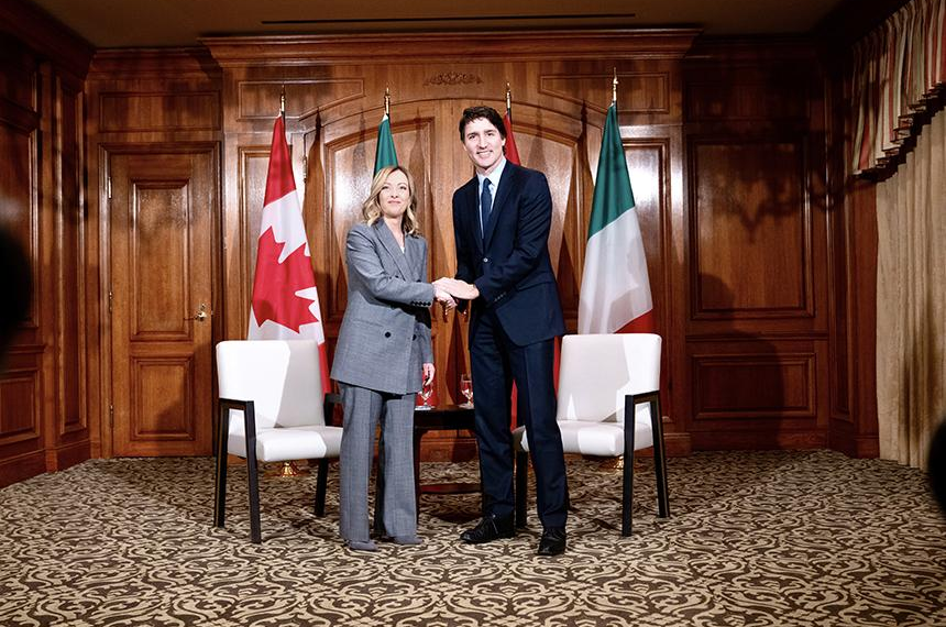 Incontro con il Primo Ministro del Canada, le dichiarazioni del Presidente Meloni