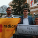 Radicali, affissa sotto Ambasciata russa targa “Via Navalny”