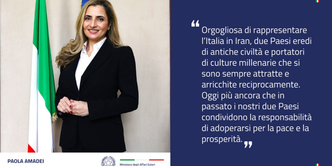 Paola Amadei è la nuova Ambasciatrice d’Italia in Iran