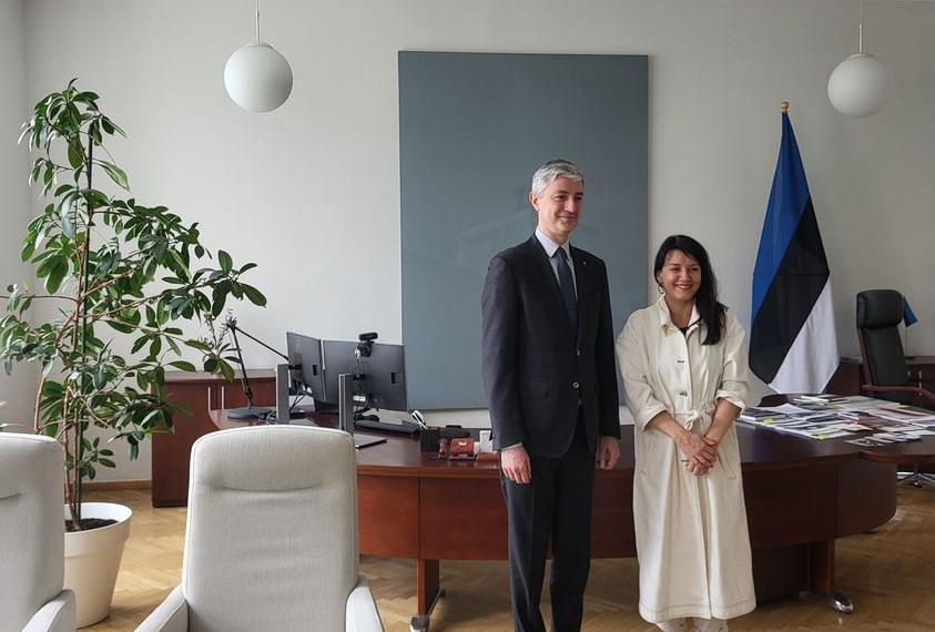 Estonia, l’Ambasciatore Catani incontra il Ministro della Cultura Heidy Purga
