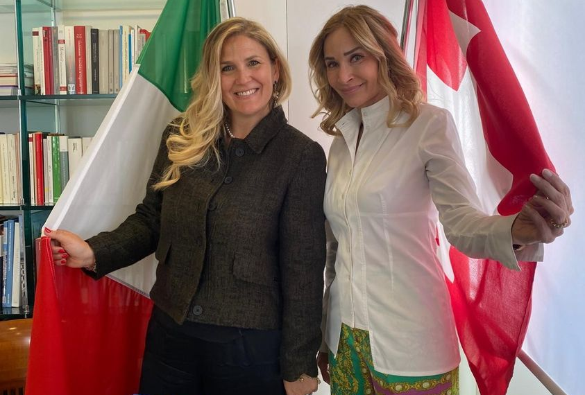 Svizzera, l’Ambasciatrice Schmutz Kirgöz saluta la neo Console Onoraria in Sicilia Carlotta Lombardo