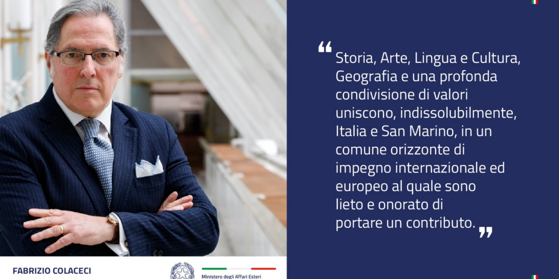 Fabrizio Colaceci nuovo Ambasciatore d’Italia a San Marino