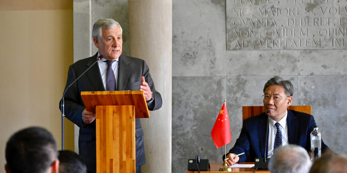 Il Ministro Antonio Tajani presiede la Commissione Economica Mista Italia-Cina